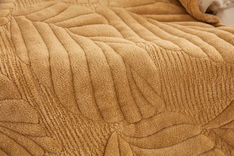 Housse pour fauteuil inclinable à motif de feuilles verdoyantes