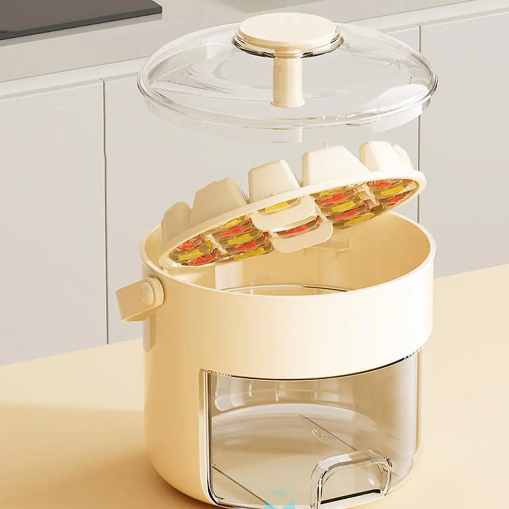 Bac à glaçons et récipient de rangement 2 en 1 avec cuillère