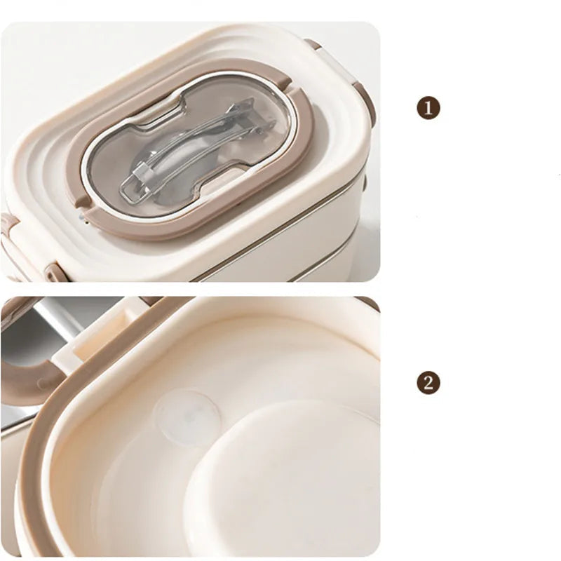 Boîte à lunch isotherme à double paroi – 1500 ml