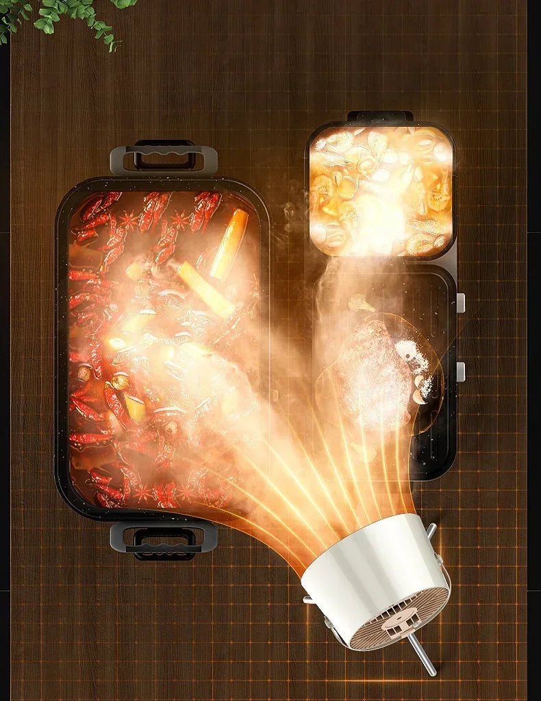 Hotte de cuisine portable pour bureau - Alimentée par USB