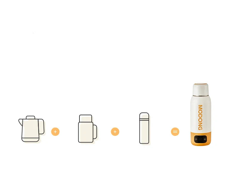 Bouilloire de voyage intelligente 600 ml – Acier inoxydable