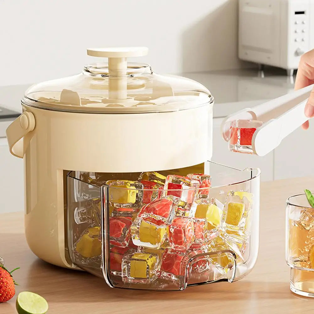 Bac à glaçons et récipient de rangement 2 en 1 avec cuillère