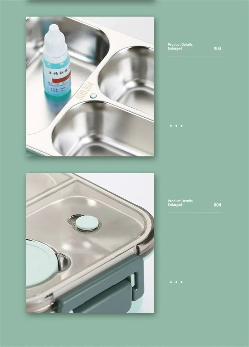 Boîte à lunch en acier inoxydable – 850 ml