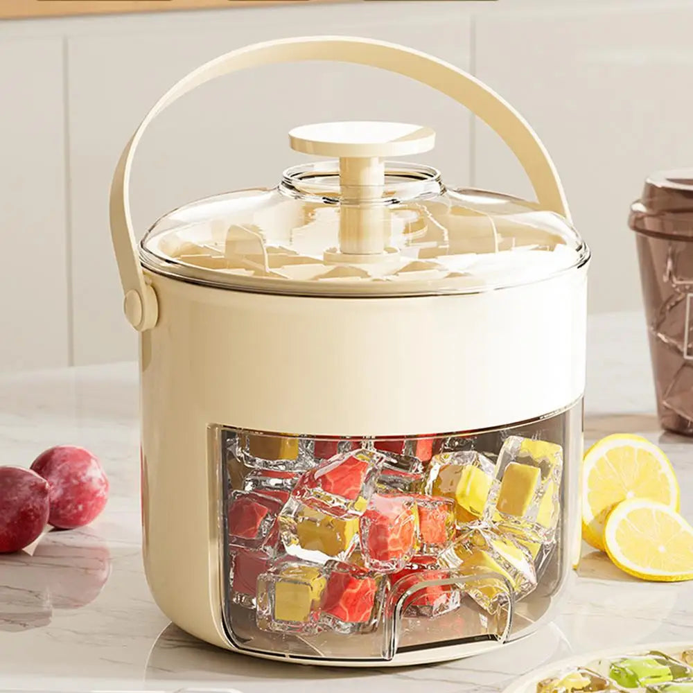 Bac à glaçons et récipient de rangement 2 en 1 avec cuillère