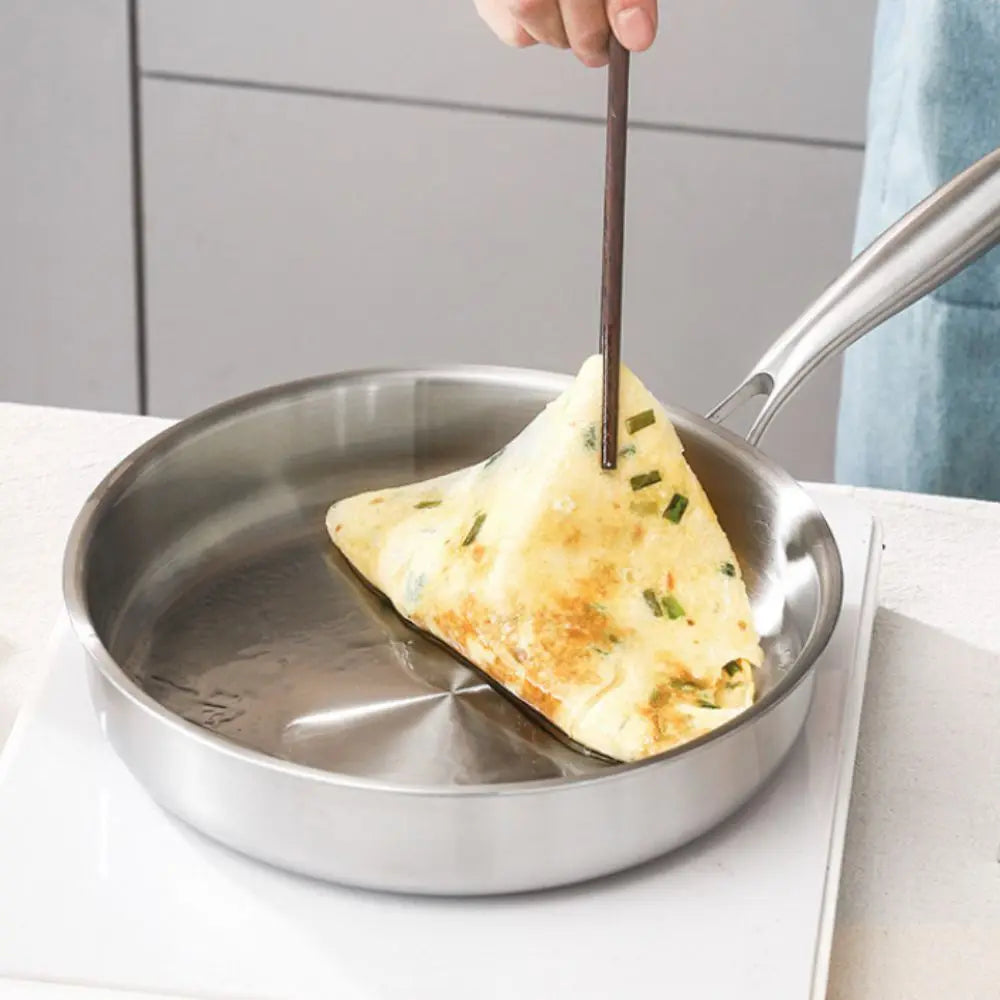 Poêle à frire en acier inoxydable