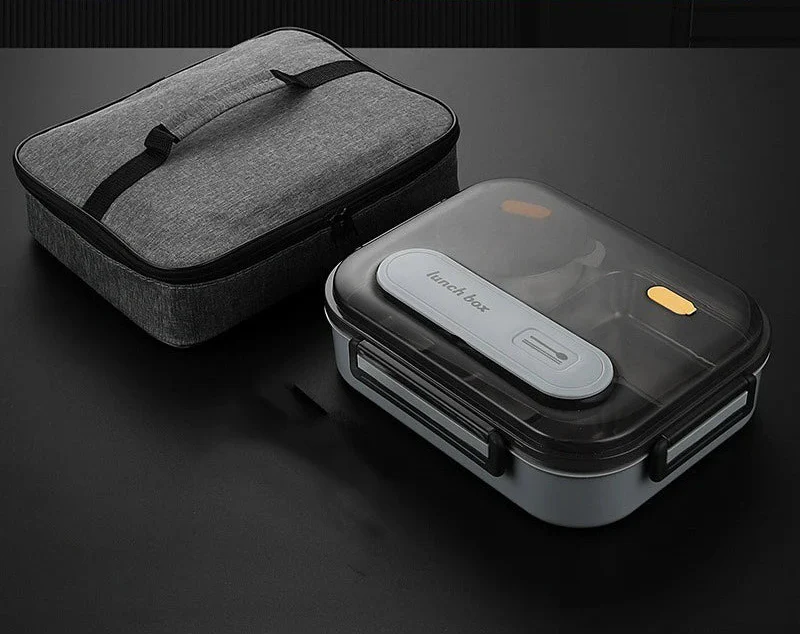 Boîte à lunch étanche en acier inoxydable – 2800 ml