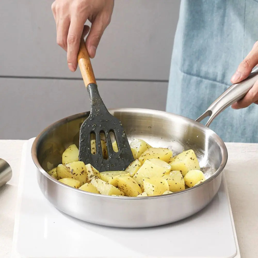 Poêle à frire en acier inoxydable