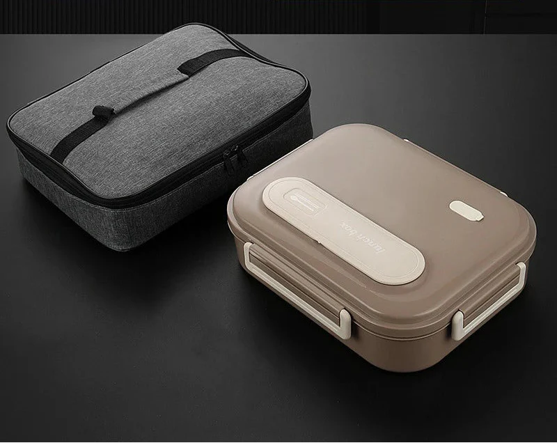 Boîte à lunch étanche en acier inoxydable – 2800 ml