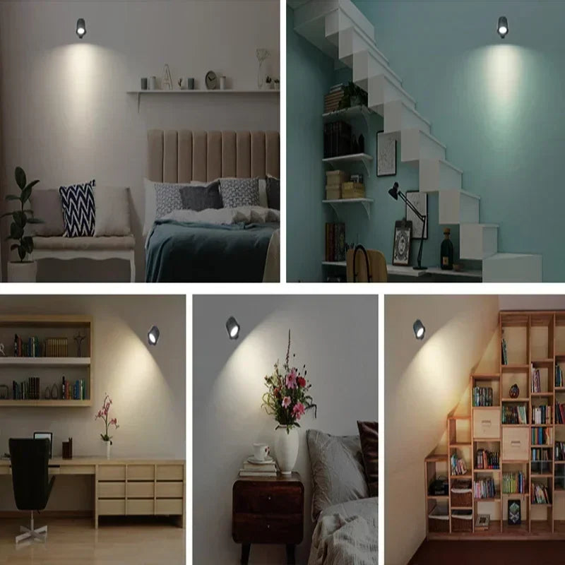 Lampe LED sans fil moderne à 360°
