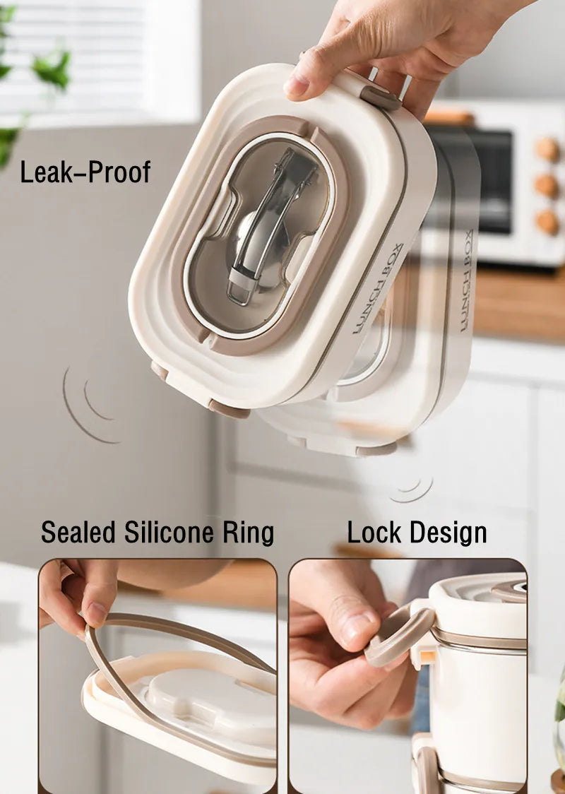 Boîte à lunch isotherme à double paroi – 1500 ml