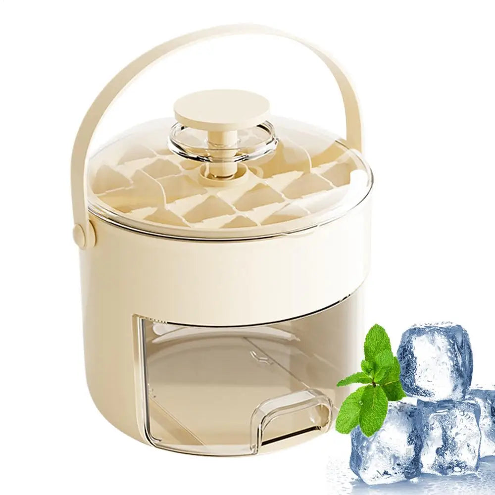 Bac à glaçons et récipient de rangement 2 en 1 avec cuillère