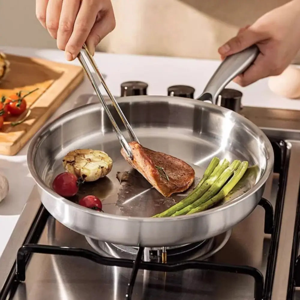 Poêle à frire en acier inoxydable