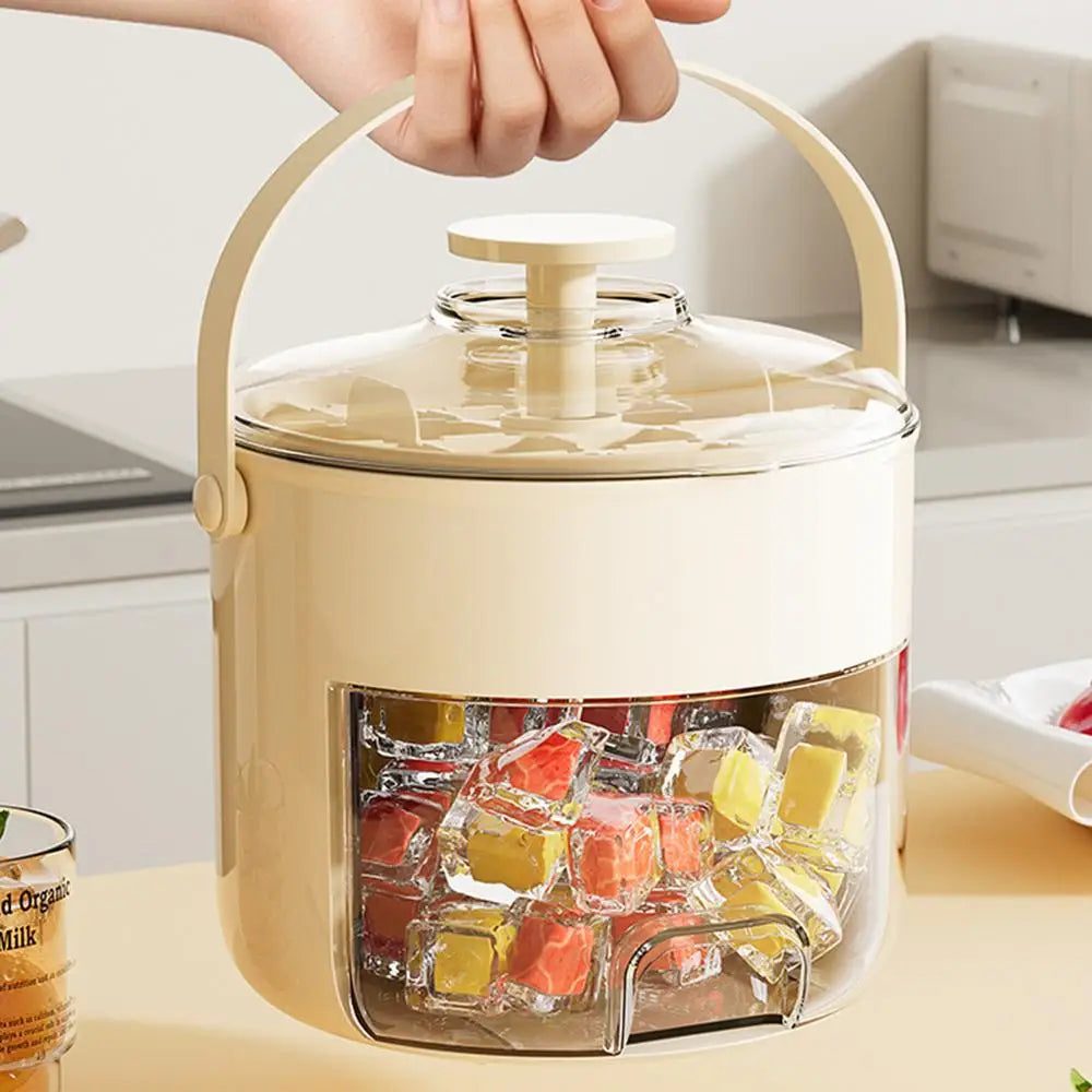 Bac à glaçons et récipient de rangement 2 en 1 avec cuillère