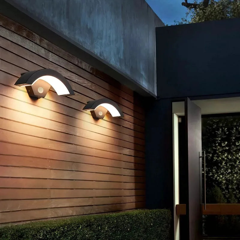 Applique murale extérieure avec détecteur de mouvement