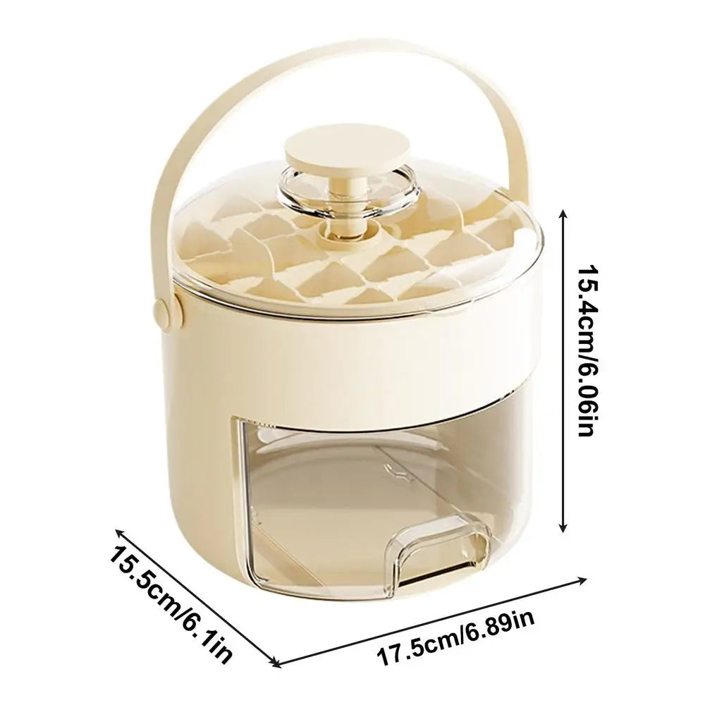 Bac à glaçons et récipient de rangement 2 en 1 avec cuillère